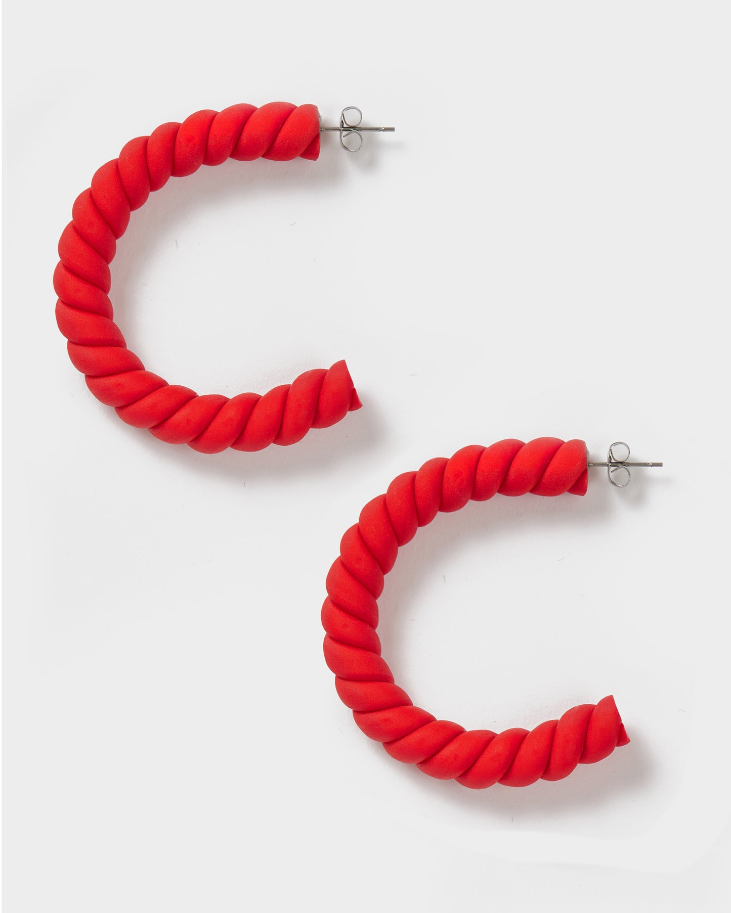Red Earrings - Large