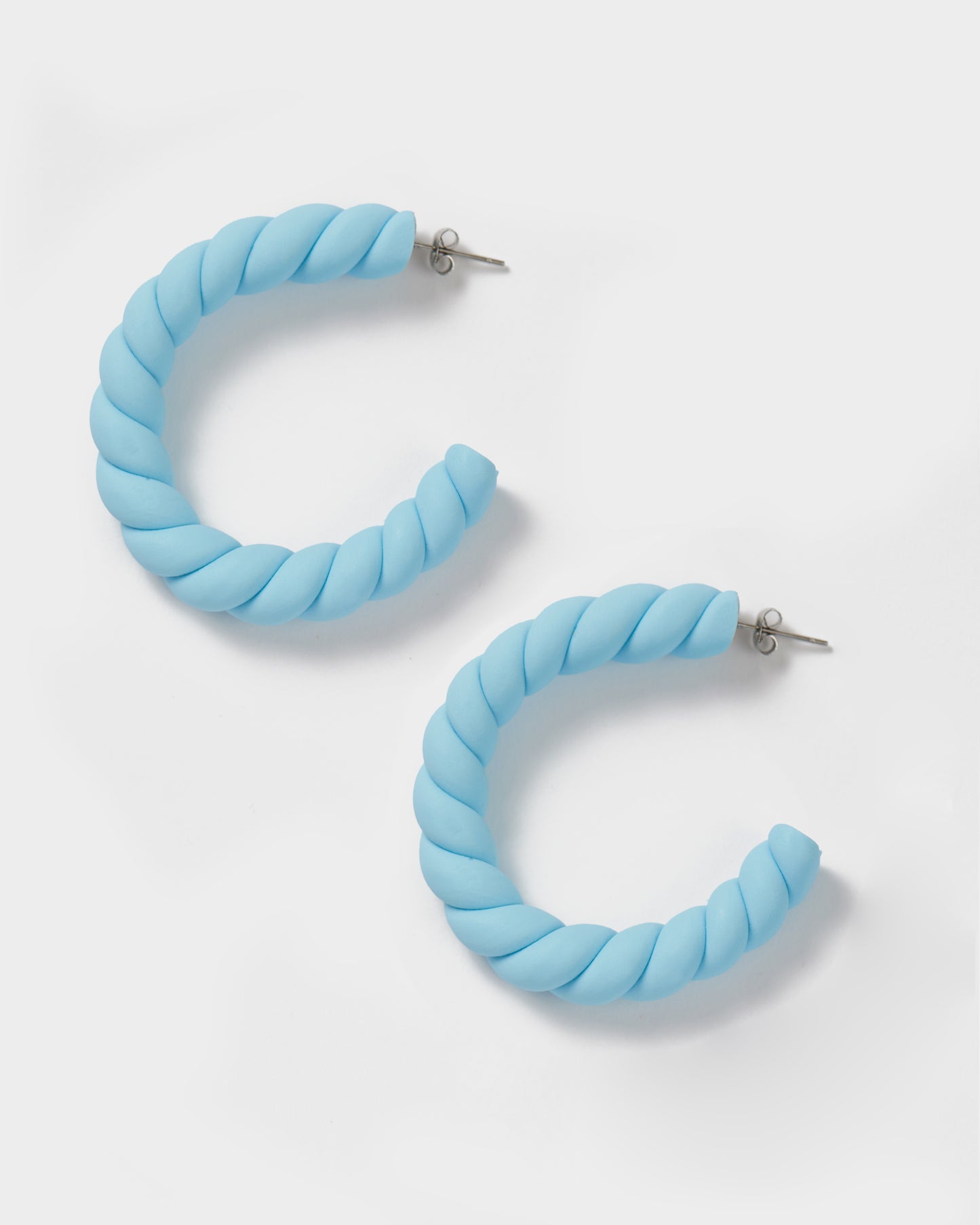 Baby Blue Earrings - Large