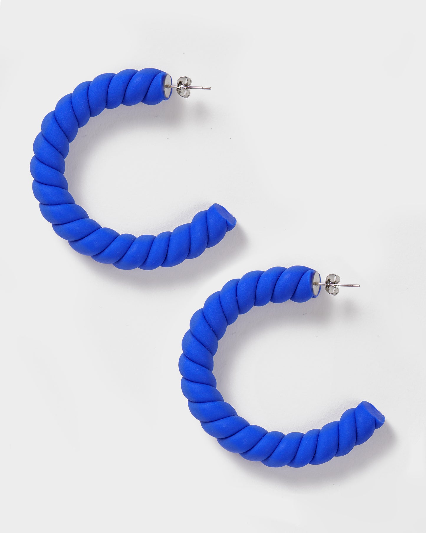 Electric Blue Earrings - Large