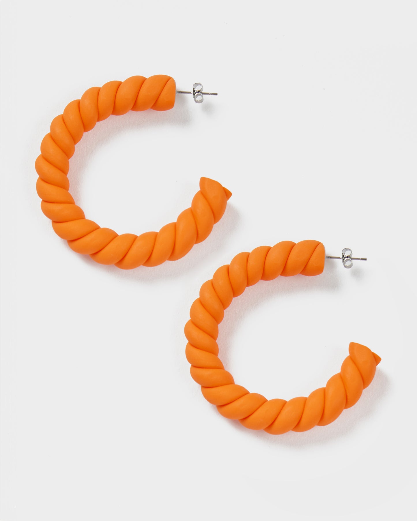 Orange Earrings - Large